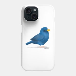 Blue Finch Bird Phone Case