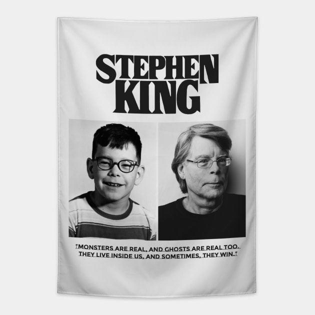 Stephen King Tapestry by Magic Inside