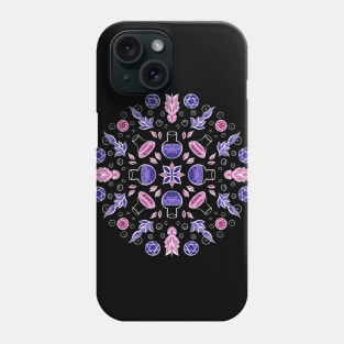 Pastel goth witch pentagrams and potions Phone Case