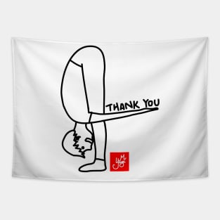 THANK YOU (YOGA) Tapestry