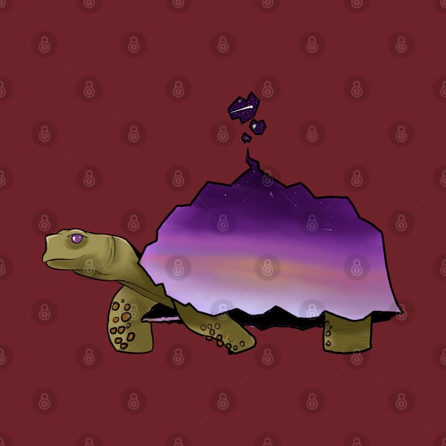 Cosmic tortoise by Spirit Bomb Art