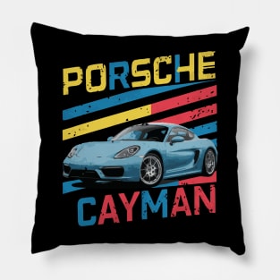Porsche Cayman Vintage Car Classic Pillow