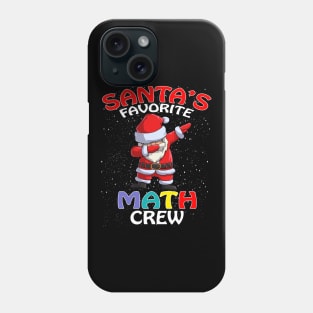 Santas Favorite Math Crew Teachers Christmas Match Phone Case