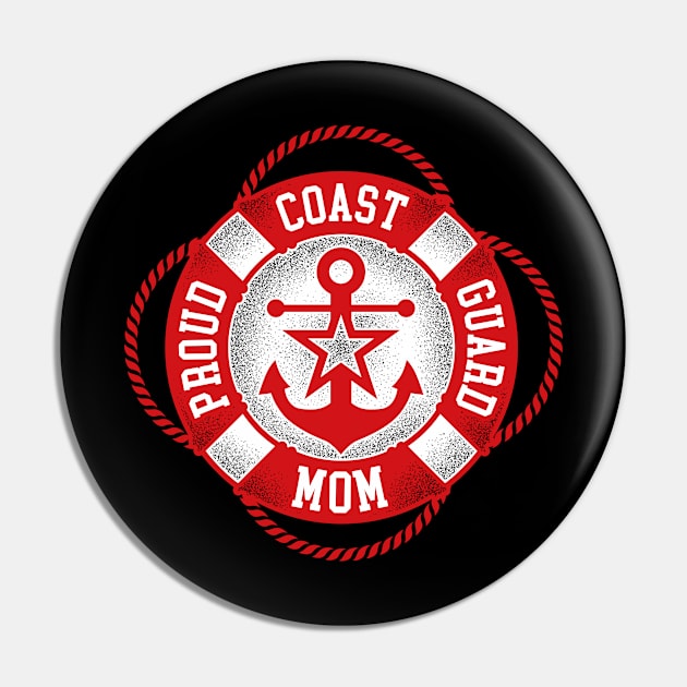 Proud Coast Guard Mom Pin by TreehouseDesigns