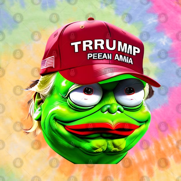 TrumpPepe: The Unstumpable Pepe Trump Sticker! by Starseed666