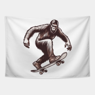 Monkey Skater Tapestry