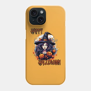 Spooky Witch Happy Halloween Phone Case