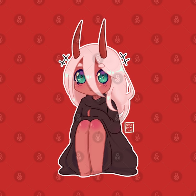 Zero Two Chibi by MitsuDai