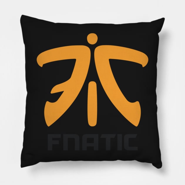 Fnatic Esports Apparel Pillow by MYnameUnknown