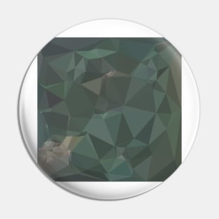 Light Sea Green Abstract Low Polygon Background Pin