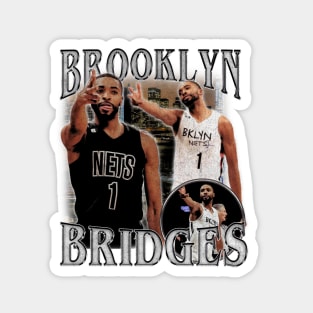 Mikal Bridges BROOKLYN BRIDGES Vintage Magnet