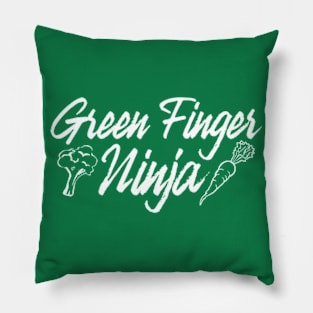 Green Finger Ninja Pillow