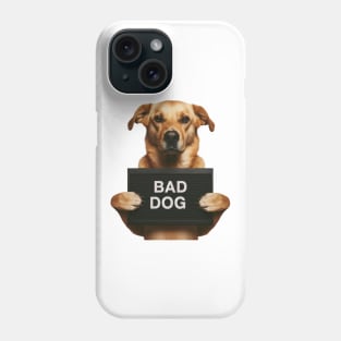 Bad Dog Jail Mugshot Photo Phone Case