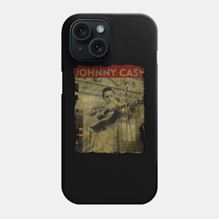 TEXTURE ART- Johnny Cash - RETRO STYLE 1 Phone Case