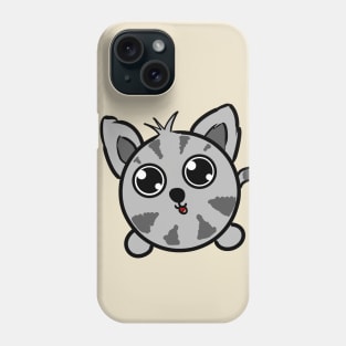 Round kitty Phone Case