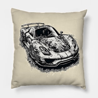 Porsche 918 Spyder Pillow