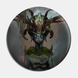 Horned Fae Pin