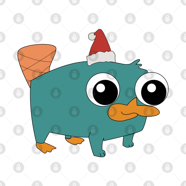 Christmas Baby Perry the Platypus by Beca's Sticker and More