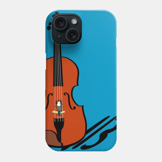 Viola power stay home Phone Case by Guastevi