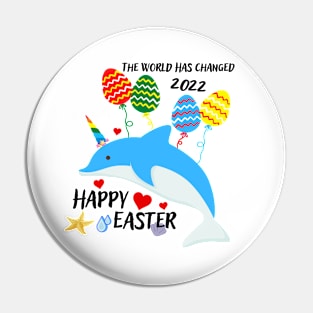 Happy Easter 2022 Delphine Unicorn Pin