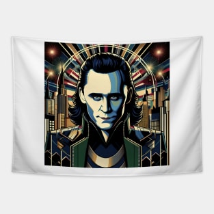 Loki-Art Deco Tapestry