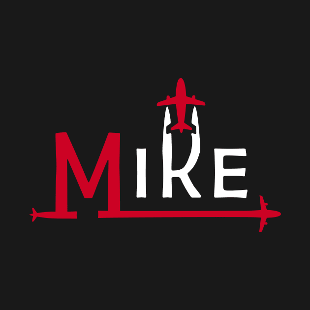 MIKE Aviation Phonetic Alphabet Pilot Airplane by For HerHim