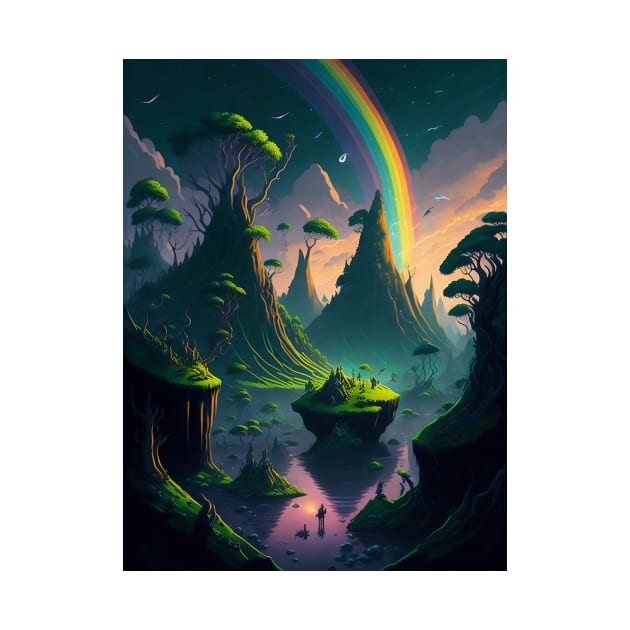 Fantasy Rainbow World by Fanbros_art