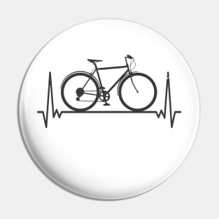 Heartbeat Bike Life Pin