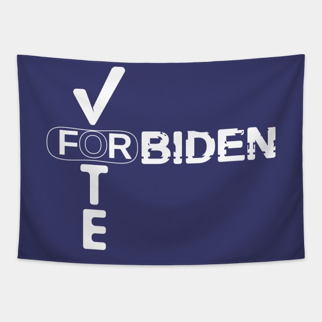 vote for joe biden Tapestry by Salma Ismail