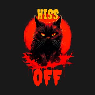 Angry Cat - Hiss Off T-Shirt