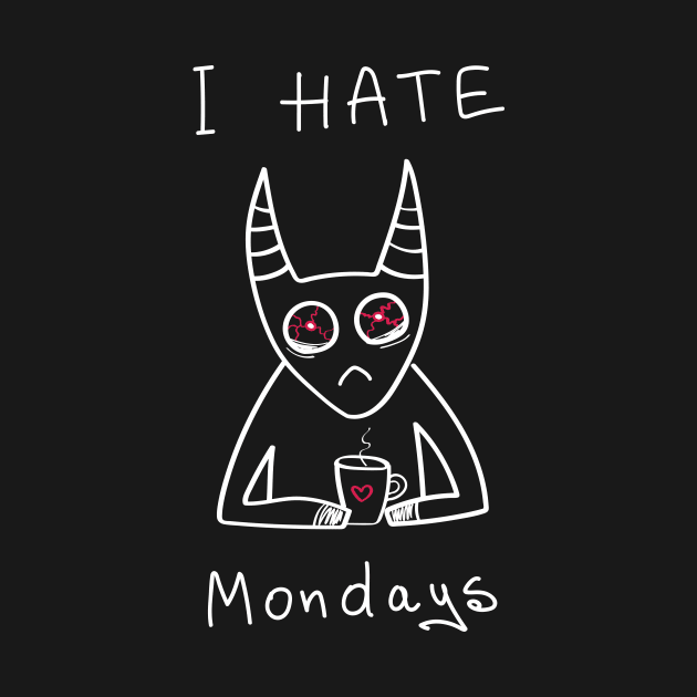 I hate Mondays - black ($ for SilverCord-VR) by droganaida