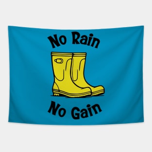 No Rain No Gain Tapestry