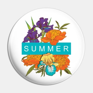 Summer #8 Pin