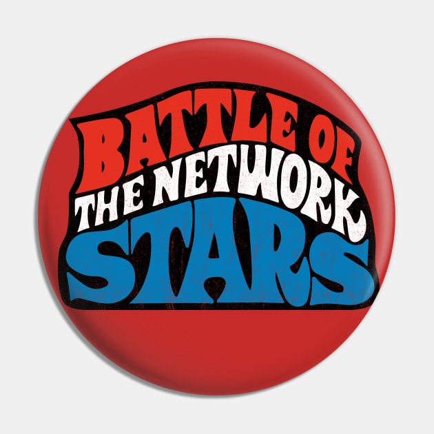 Battle of the Network Stars Worn Pin by Alema Art