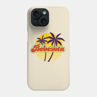 Bebesota - palm trees - vintage design Phone Case