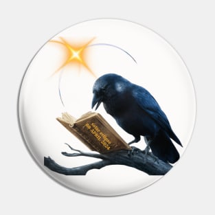 THE CROW READING SOLAR ECLIPSE Pin