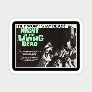 Night of the Living Dead Poster Magnet