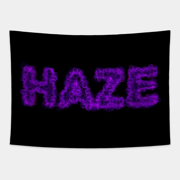 Purple Haze Type Design Tapestry by DanielLiamGill