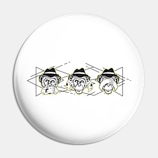 Monkey Head Pin