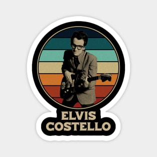 retro elvis costello Magnet