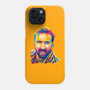 Nicolas Cage Wpap Pop Art Phone Case