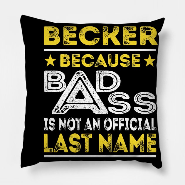 BECKER Pillow by Middy1551