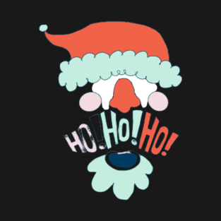 Ho Ho Ho - Santa's Face T-Shirt