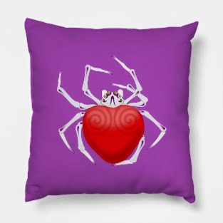 Spider heart Pillow