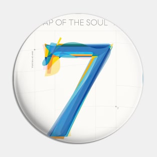 BTS - MAP OF THE SOUL : 7 Tracklist Album Pin