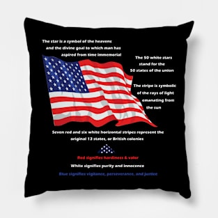 Flag Meaning Pillow