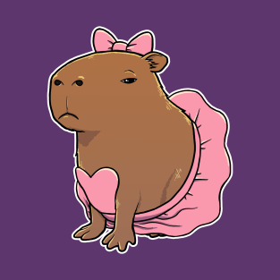 Capybara Ballerina T-Shirt