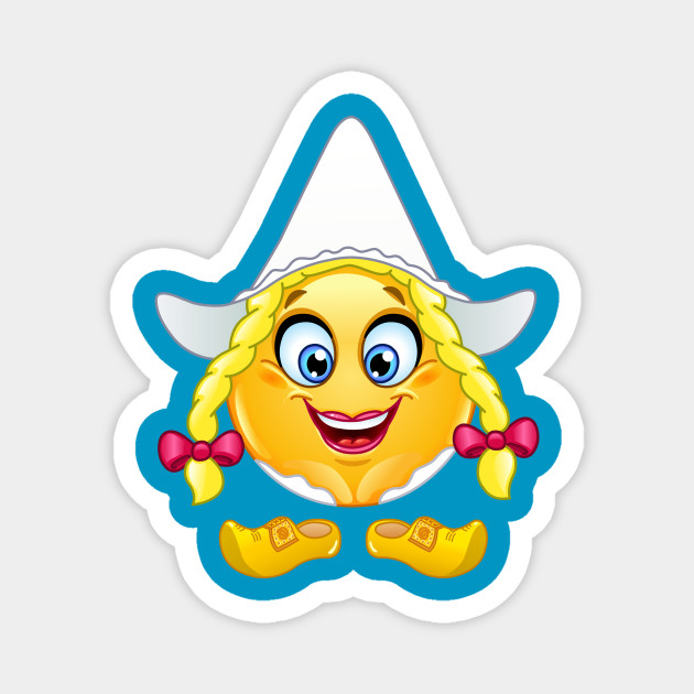 dutch Emoticon - Emoji - Magnet | TeePublic