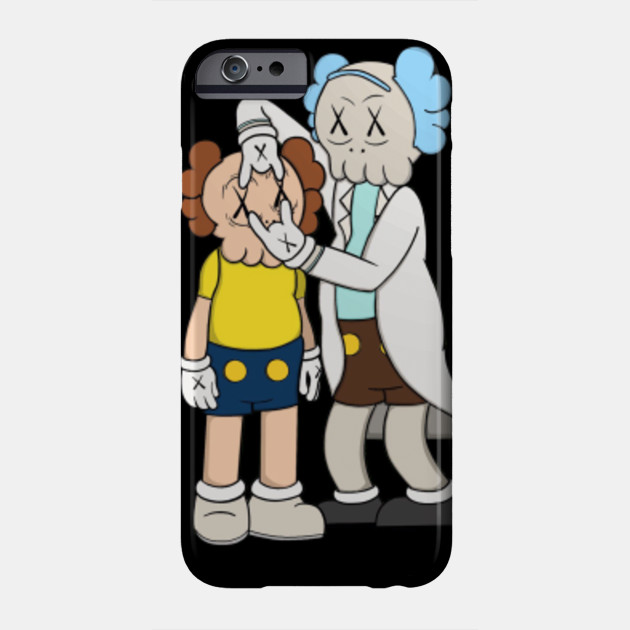 Kaws X Rick And Morty Kaws Phone Case Teepublic