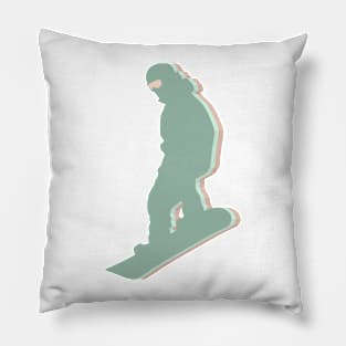 Snowboarder Gift Idea Pillow